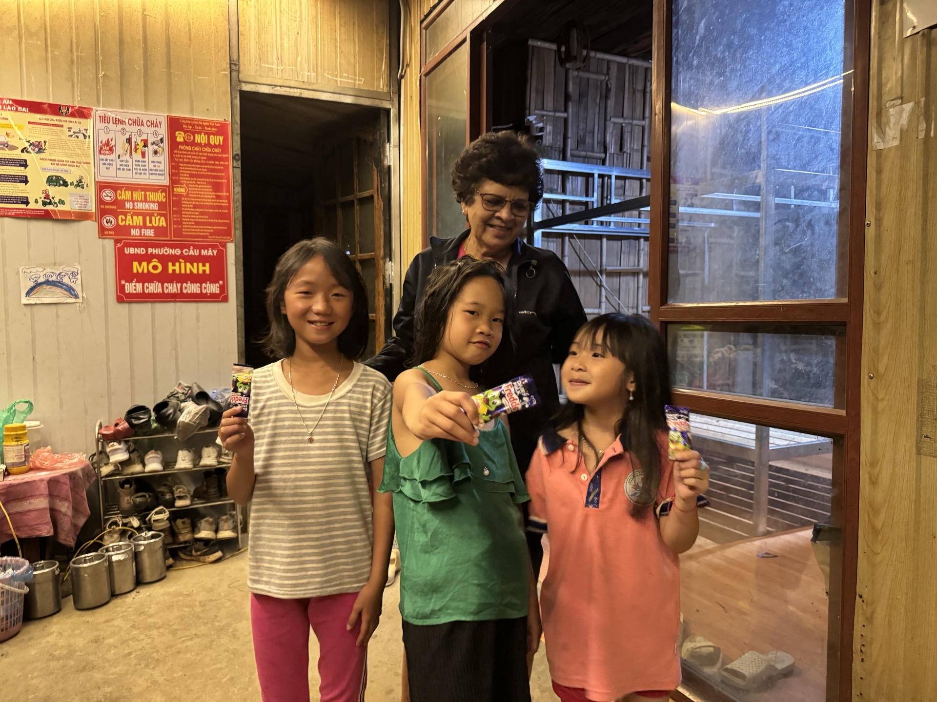 Vietnamese locals and foreign travelers sharing genuine cultural connections and experiences together